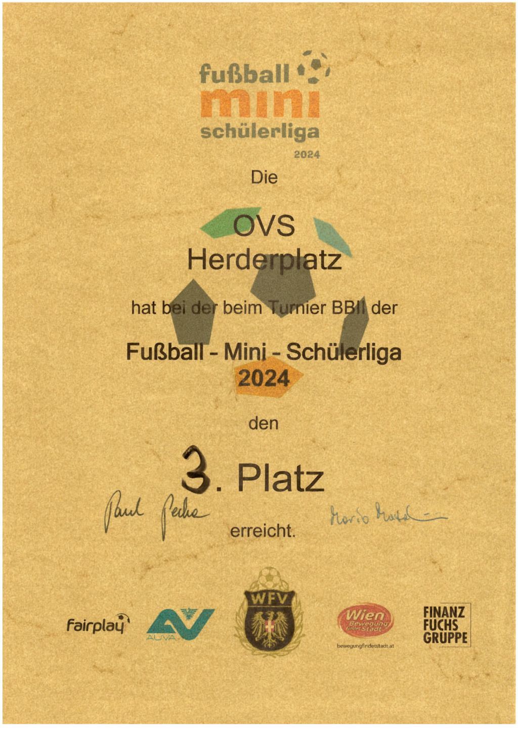 Miniliga – Schülerliga Fußball